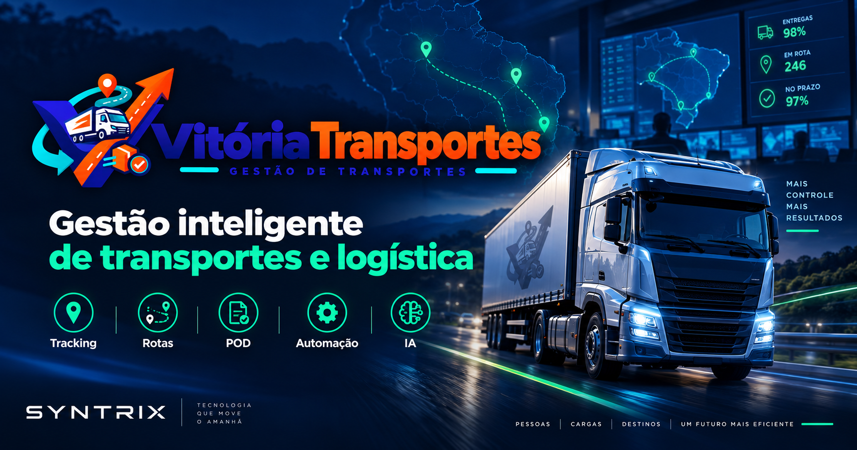 Vitória Transportes: a plataforma inteligente para transformar a gestão de transportes e logística